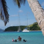 Dive lesson in the Tobago Cays