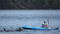 kayaking on scuba diving vacation