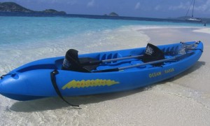 kayaking on vacation sailing